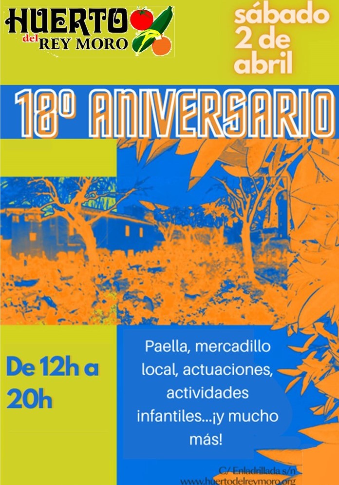 XVIII Aniversario del Huerto del Rey Moro